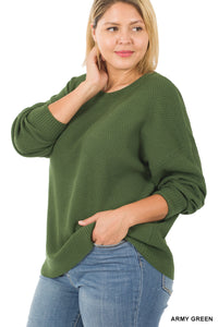 Curvy Waffle Sweaters