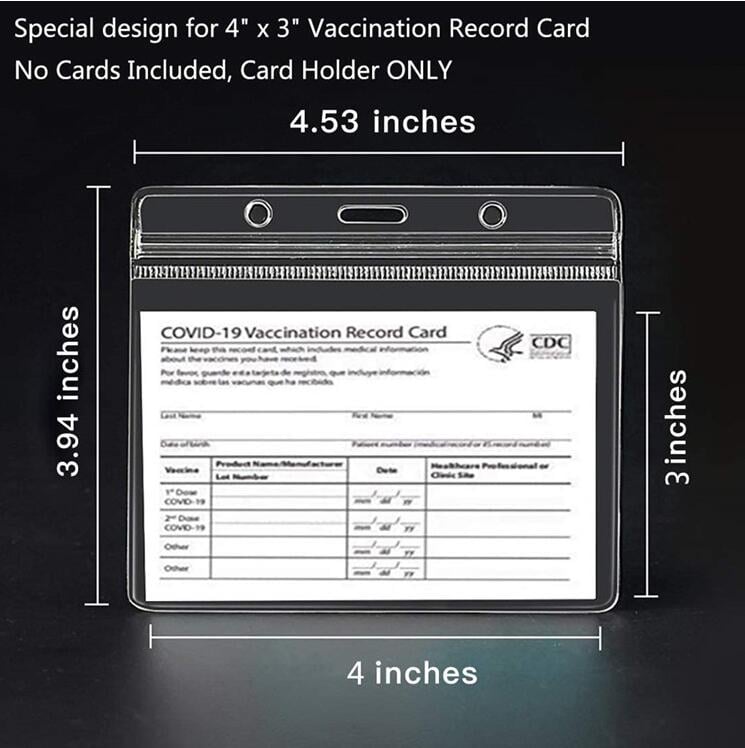 Vaccination Record Card Holder