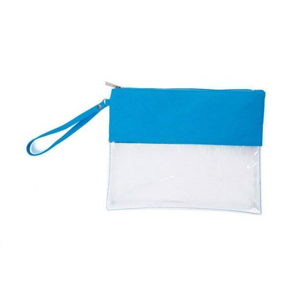 Clear Stadium Bags with wrist strap and long strap