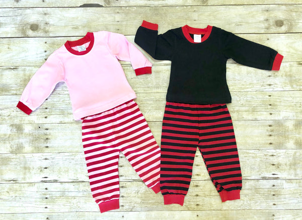 Pajamas - red/black and pink/red